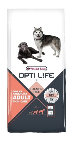 Opti Life Adult Skin Care Medium & Maxi 12,5kg