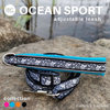 Finnero Ocean Sport säädettävä talutin, turkoosi 2 x 110-185 cm
