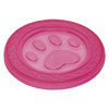 Nobby TPR Paw frisbee koirille, pinkki 22 cm