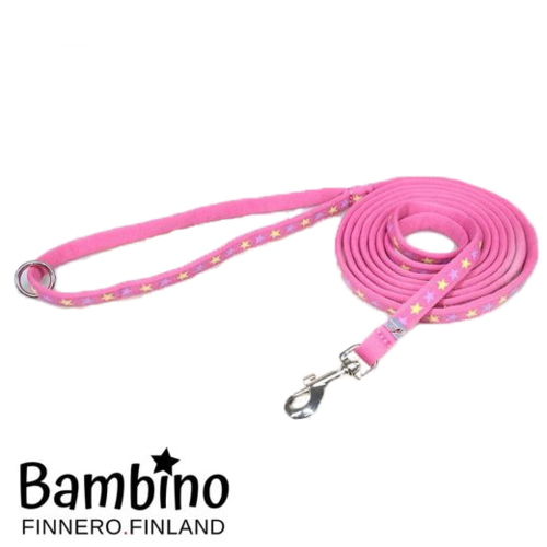 Finnero Bambino -talutin 250cm, Girly Pink