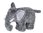 Nobby Elefantti koiran pehmolelu 30 cm
