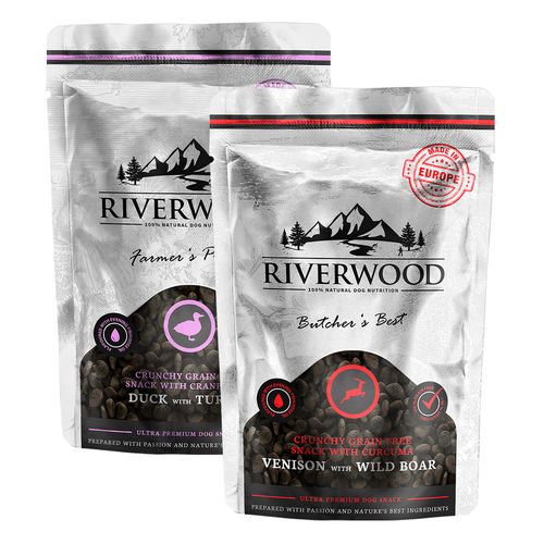 Riverwood rapea viljaton koiran makupala 200g