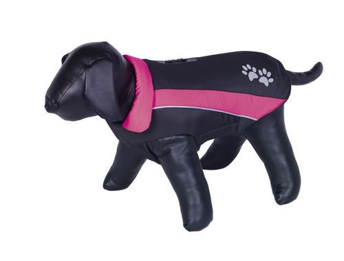 Nobby Sabi koiran takki, musta-pinkki