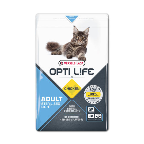 Opti Life Cat Adult Sterilised Light viljaton kana